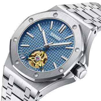 Мужские механические часы ведущей марки, Роскошные автоматические часы, Новые водонепроницаемые спортивные светящиеся наручные часы, мужские часы 2024