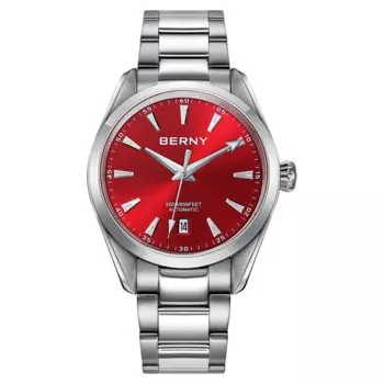 Мужские механические наручные часы BERNY PT5000 автоматические часы для мужчин из нержавеющей стали светящиеся сапфировые водонепроницаемые мужские часы 20 атм