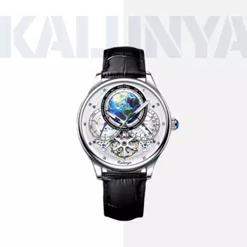 Мужские механические водонепроницаемые часы с ремешком из стали