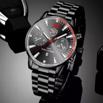 Мужские модные часы 2022, простые мужские деловые часы с сетчатым ремешком из нержавеющей стали, кварцевые светящиеся часы, мужские повседневные часы с кожаным ремешком