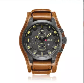 Мужские модные повседневные часы 2024, водонепроницаемые кварцевые часы с ремешком