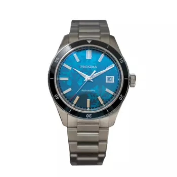 Мужские наручные часы-авиаторы Proxima, автоматические механические водонепроницаемые часы-браслет с сапфировой керамикой, 200 м, PT5000 SW200