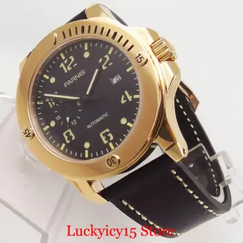 Мужские наручные часы из сапфирового стекла, 43 мм