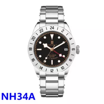 Мужские наручные часы с сапфировым стеклом, 39 мм