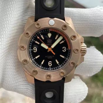 Мужские наручные часы STEELDIVE SD1948S, бронзовый водонепроницаемый светящийся сапфировое зеркало NH35 с механическим механизмом, 1000 м