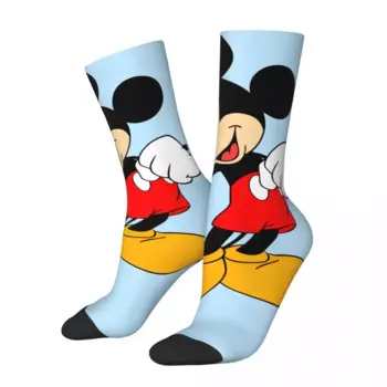 Мужские носки Allright в стиле ретро Харадзюку Диснея Микки Маус мультяшный уличный стиль необычный узор короткие носки