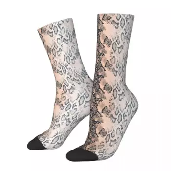 Мужские носки из полиэстера с принтом змеиной кожи