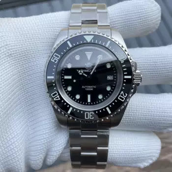 Мужские полностью автоматические механические наручные часы STEELDIVE SD192 с многоцветным циферблатом NH35, швейцарские светящиеся водонепроницаемые часы длиной 200 м