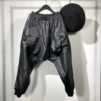 Мужские повседневные брюки-шаровары, до щиколотки