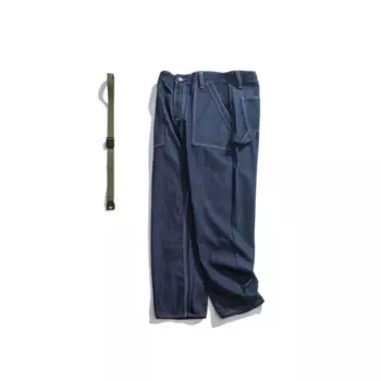 Мужские прямые джинсы в стиле ретро Amekaji