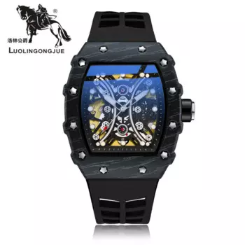 Мужские Роскошные брендовые деловые спортивные автоматические механические часы 2023 необычные часы для мужчин наручные часы подарки мужские часы