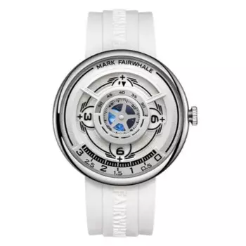 Мужские Роскошные часы Mark fairкит, модные часы, концептуальный циферблат, кварцевые наручные часы с резиновым ремешком