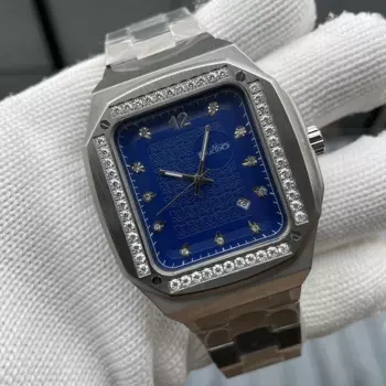 Мужские Роскошные часы STEELDIVE, роскошные прямоугольные автоматические механические наручные часы 20ATM, водонепроницаемые C3 светящиеся сапфировые NH35