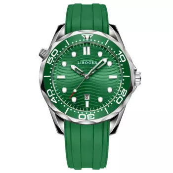 Мужские Роскошные дизайнерские часы серии 300, модные спортивные кварцевые часы с календарем и силиконовым ремешком для мужчин, наручные часы, мужские часы 2024