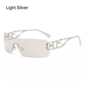 Мужские солнцезащитные очки Y2K, с защитой от ультрафиолета UV400, 2000