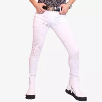 Мужские тонкие джинсы, облегающие брюки-карандаш, брюки для ботинок, стильные модные облегающие мягкие моющиеся невыцветающие джинсовые леггинсы