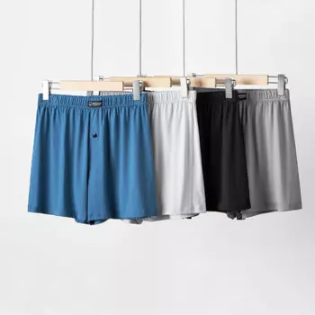 Мужские трусы L-3XL, комплект нижнего белья, мужские боксеры, Короткие свободные Пижамные брюки Aro, повседневные домашние трусы, женское нижнее белье