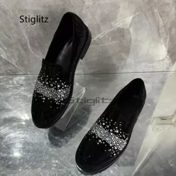 Мужские удобные лоферы из натуральной кожи без застежек