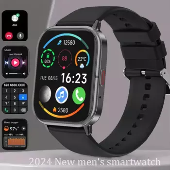 Мужские умные часы HD Bluetooth Talk с GPS-треком, голосовым помощником с Ии и циферблатом 100 +, водонепроницаемые IP68 женские умные часы для Huawei Xiaomi