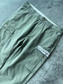 Мужские Винтажные брюки-карго с двумя карманами