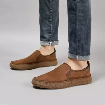 Мужские Винтажные мокасины из воловьей кожи