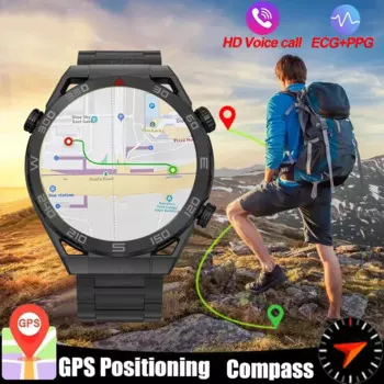 Мужские Водонепроницаемые Смарт-часы с компасом и GPS