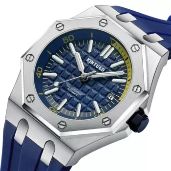Мужские водонепроницаемые часы Kinyued 30 м, Мужские механические Автоматические часы, мужские водонепроницаемые наручные часы с браслетом