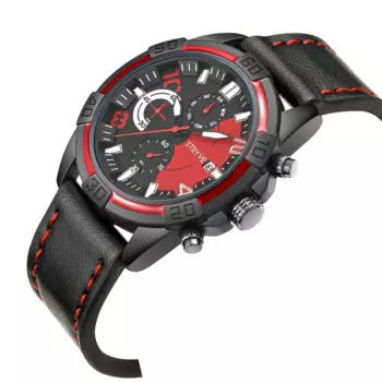 Мужские водонепроницаемые часы с хронографом, 3 АТМ