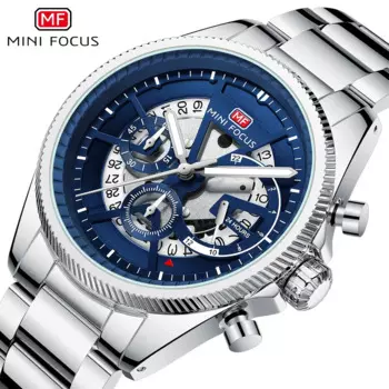 Мужские водонепроницаемые кварцевые часы с индикацией даты, 0490 г