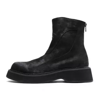 Мужские зимние ботинки-челси из натуральной кожи