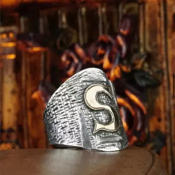 Мужское кольцо из серебра 925 пробы с рисунком османского дерева, кольцо из серебра с именем и логотипом, мужское кольцо с маленьким сотовым дизайном