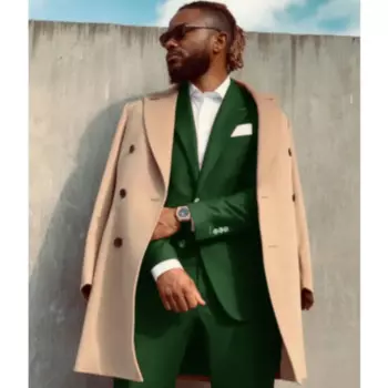 Мужское свадебное платье-смокинг для жениха из 2 предметов, деловой облегающий костюм, жакет, рабочая одежда, блейзер и брюки