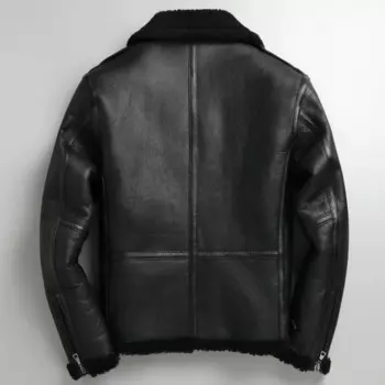 Мужское зимнее байкерское приталенное пальто из овчины, Женское пальто, военная куртка из натурального меха, Мужское пальто