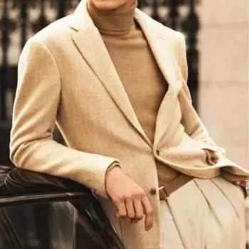 Мужской блейзер с лацканами, мужская мода 2023, Мужской однобортный Блейзер в елочку на заказ, мужской костюм, Роскошная Одежда