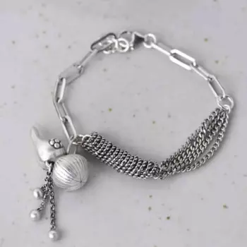 Мужской браслет из серебра 925 пробы, 11 мм, 18 см, 20 см