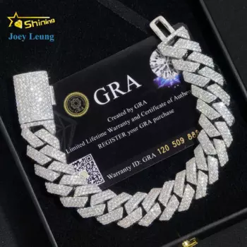 Мужской бриллиантовый браслет со стразами, 16 мм, 3 ряда