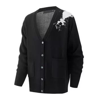 Мужской деловой трикотажный теплый Однотонный свитер FYB с V-образным вырезом, качественный Повседневный зимний мужской приталенный Молодежный шерстяной свитер с длинным рукавом