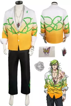 Мужской Фэнтезийный костюм Мушки для косплея, аниме Маскировка, кольцо, ожерелье, карнавальные костюмы на Хэллоуин