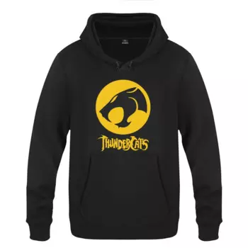 Мужской флисовый свитшот с длинным рукавом, с принтом