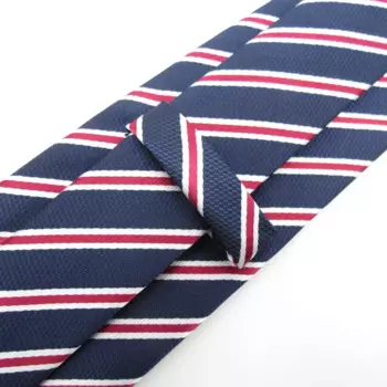 Мужской галстук для делового костюма, темно-синий галстук в горошек 8 см, индивидуальный галстук из полиэстера высокой плотности