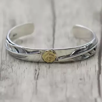 Мужской и женский браслет ручной работы из тайского серебра 925 пробы