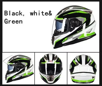 Мужской и женский зимний анфас мотоциклетный шлем в горошек, защитный противотуманный водонепроницаемый мотоциклетный шлем с двумя линзами, Casco для мотокросса