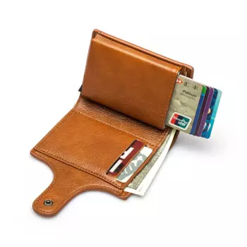 Мужской кошелек с защитой от кражи кредитных карт и RFID-защитой