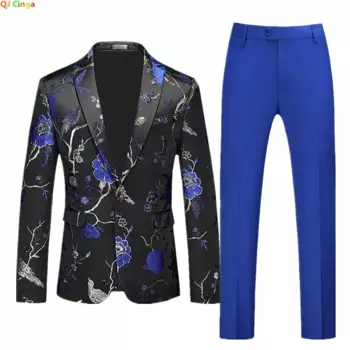 Мужской костюм-двойка, Блейзер, пиджак и брюки