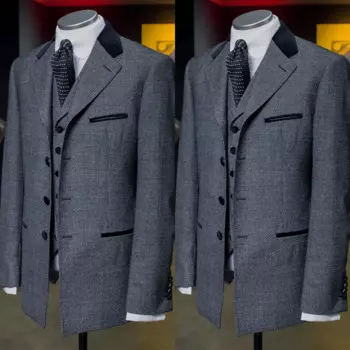 Мужской костюм «гусиная лапка», 2 предмета