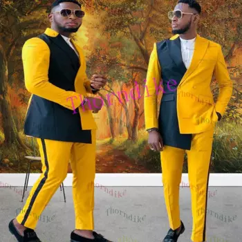 Мужской костюм из двух предметов: пиджак и брюки