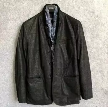 Мужской костюм из натуральной овечьей шкуры, куртка из натуральной кожи, размер XXL, весна-осень 2025