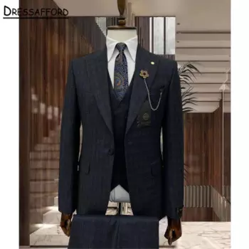 Мужской костюм (куртка + брюки + жилет)