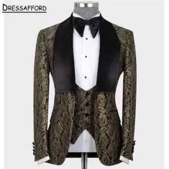 Мужской костюм (куртка + брюки + жилет)