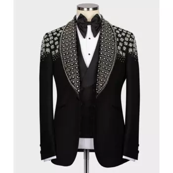 Мужской костюм (куртка + брюки + жилет)